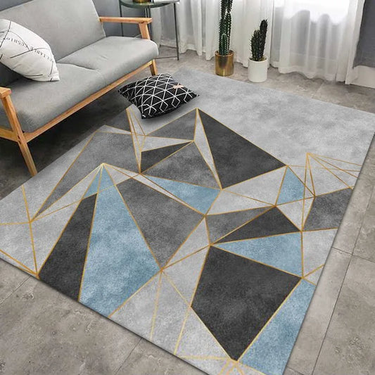 Living Room Rug 200x300 Large Size Geometric Carpet