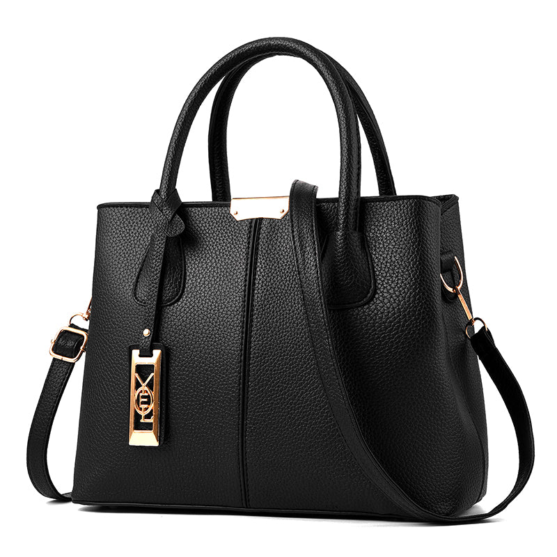 2022 New Soft Leather Shoulder Bag for Middle-Aged and Elderly Mother-in-Law