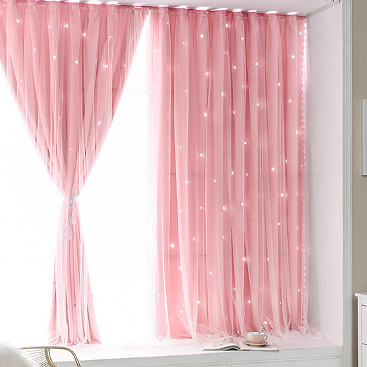 Stars 1pcs Fashion Velcro Blackout Curtains