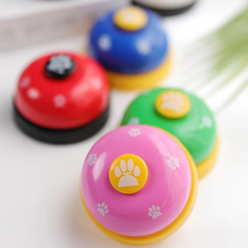 Dog Training Bells Cat Meal Bell Puppy Feeding Call Bell Child Hand Ability Training Interactive Dogs Toy Pet Training Button