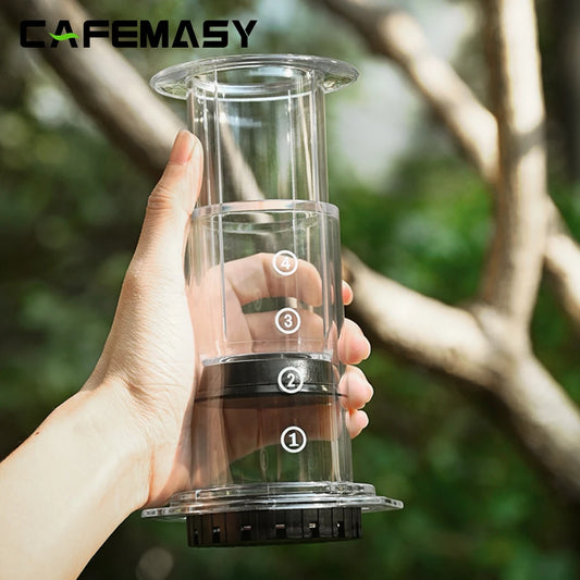 Cafemasy Transparent Espresso Coffee Maker