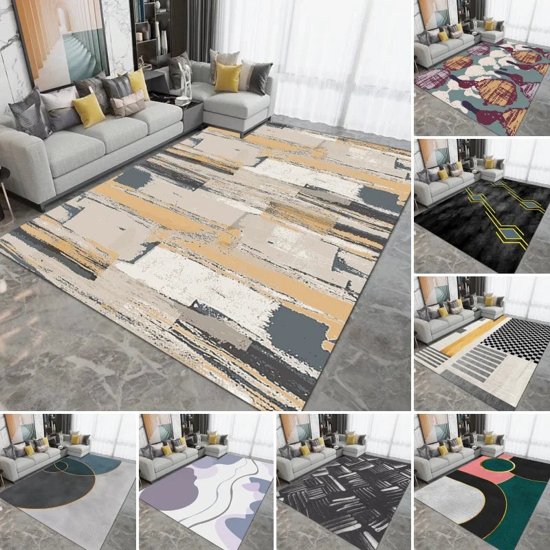 Luxury Geometric Minimalist Decor Rug