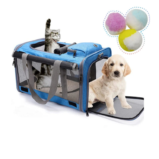 Cat or Dog carrier Bag ,with pet pad Foldable Breathable