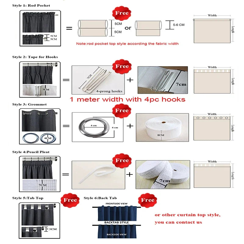 High End Luxury Beige Blackout and Sound Insulation Curtains