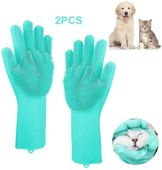 Pet Grooming Cleaning Gloves