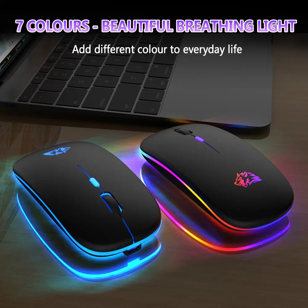 Wireless Mouse Bluetooth with Ergonomic Silent Click