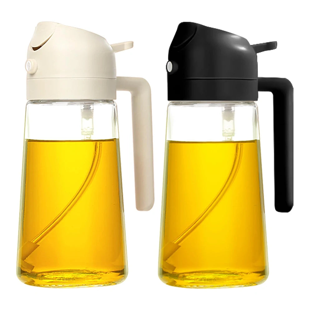 Home Hero 2 in 1 Glass Oil Sprayer & Dispenser