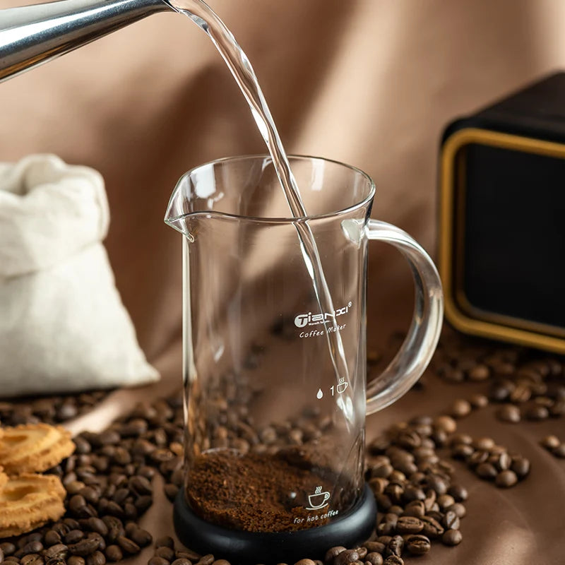 Gianxi Glass French Press & Filter Coffee Pot