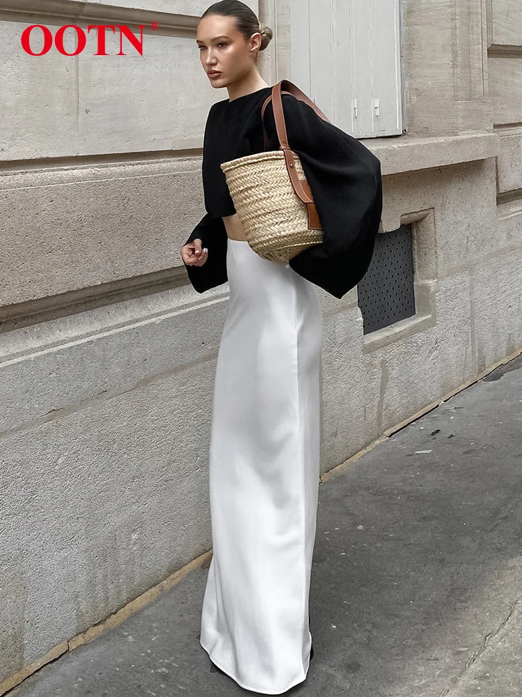 Street Chic Trumpet  Satin Skirts