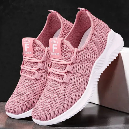 Versatile Lace-up Breathable Sneakers